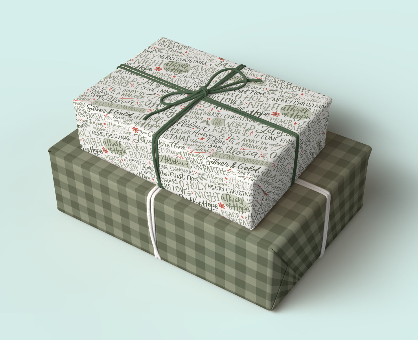 Christmas gift wrapping paper