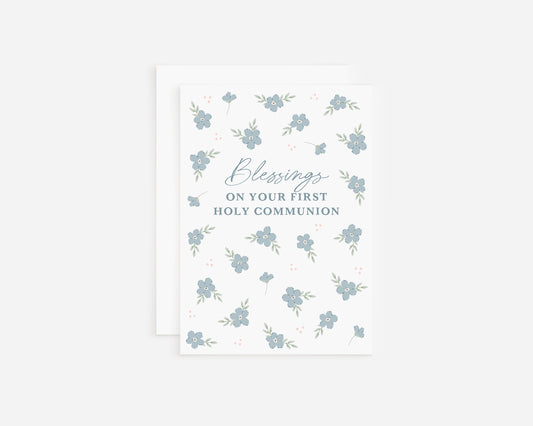 First Holy Communion Blessings | Catholic Greeting Card