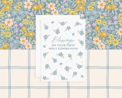 First Holy Communion Blessings | Catholic Greeting Card