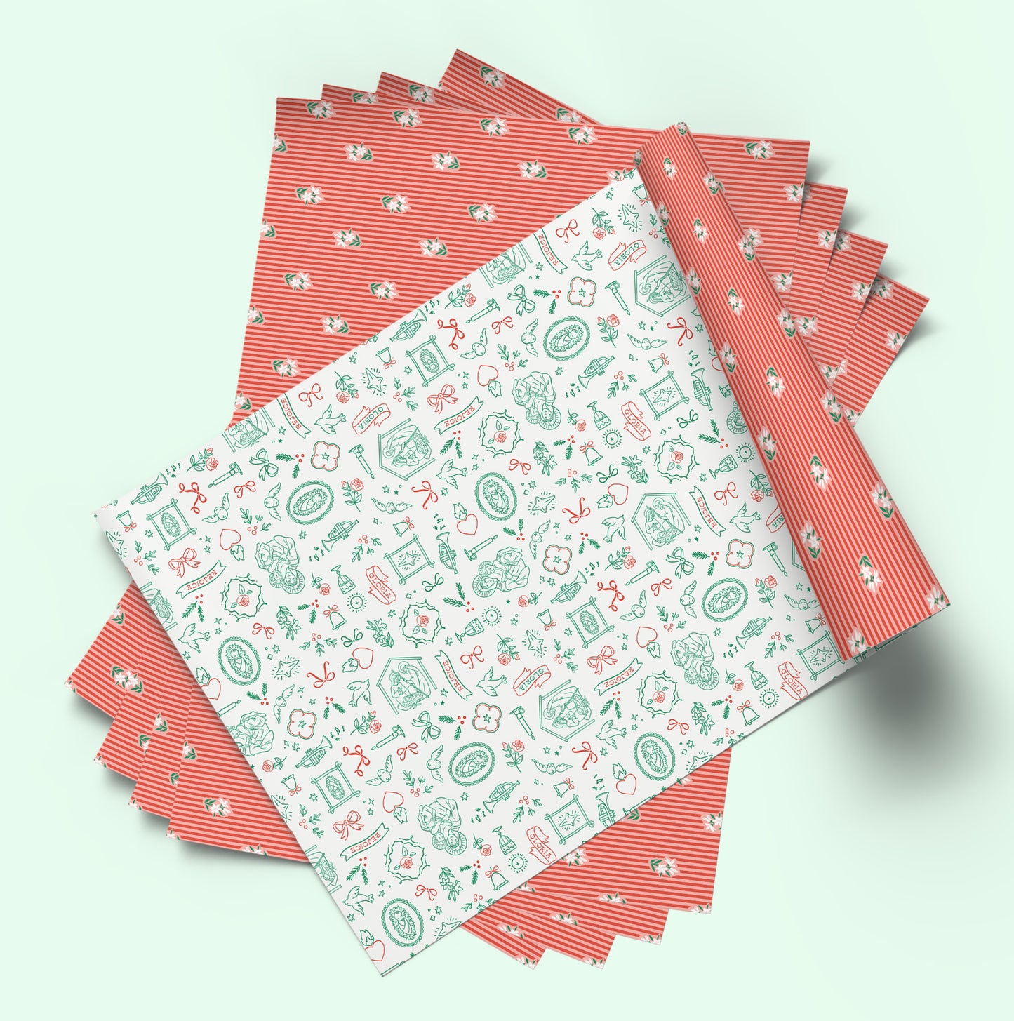 Divine Grace | Catholic Christmas Wrapping Paper