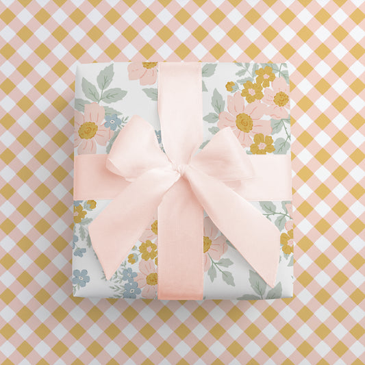 Cottage Floral | Wedding Wrapping Paper