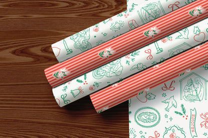 Divine Grace | Catholic Christmas Wrapping Paper