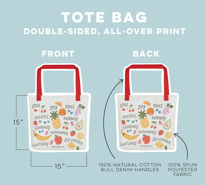 Fruits of the Spirit | Christian Tote Bag