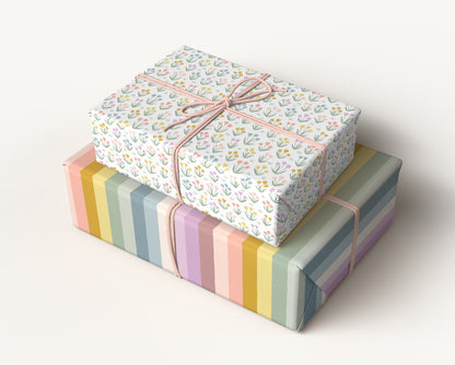 Joyful Tulips | Easter Wrapping Paper