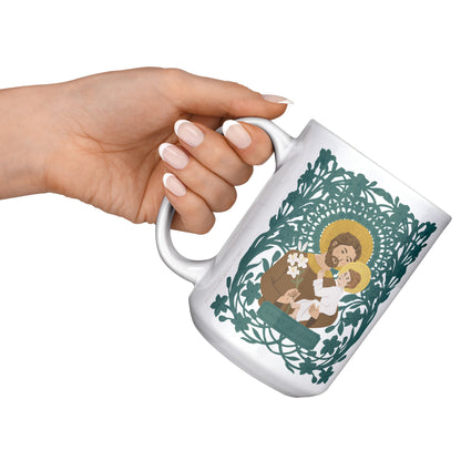 Saint Joseph and Child Jesus | Catholic Mug