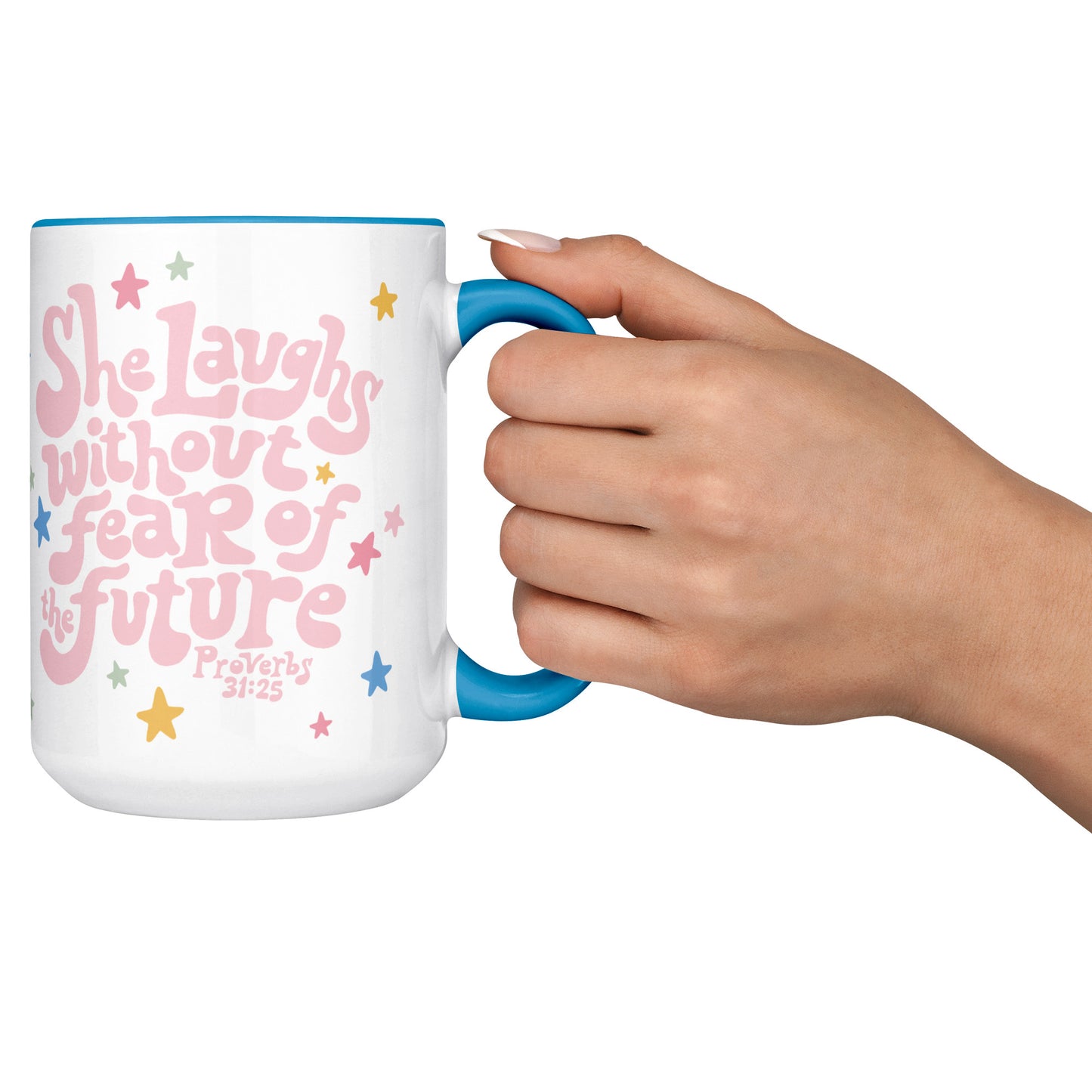 Laughs Without Fear | Christian Mug