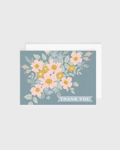 Thank you Cottage Floral | Greeting Card