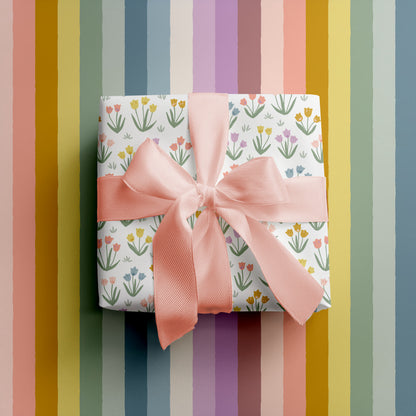 Joyful Tulips | Easter Wrapping Paper