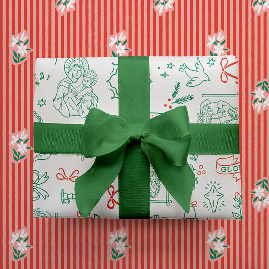 Divine Grace | Catholic Christmas Wrapping Paper