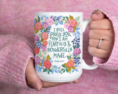 Wonderfully Made | Christian Mug