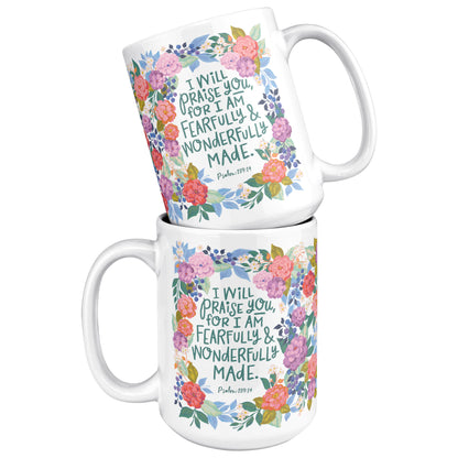 Wonderfully Made | Christian Mug