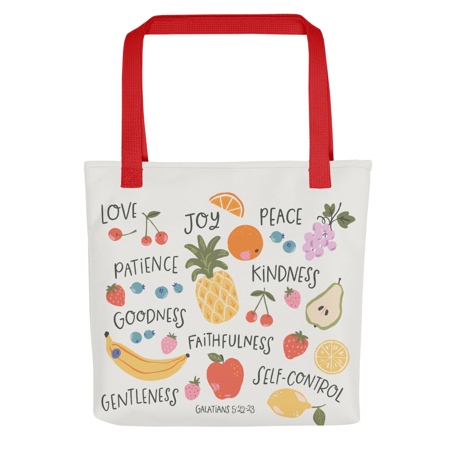 Fruits of the Spirit | Christian Tote Bag