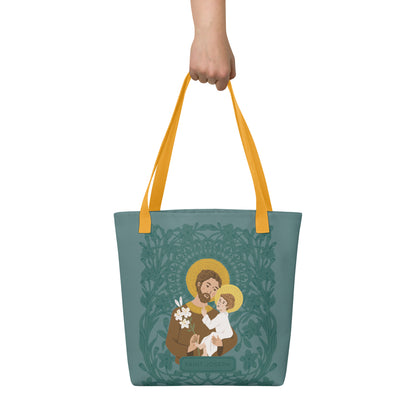 Saint Joseph and Child Jesus | Tote Bag